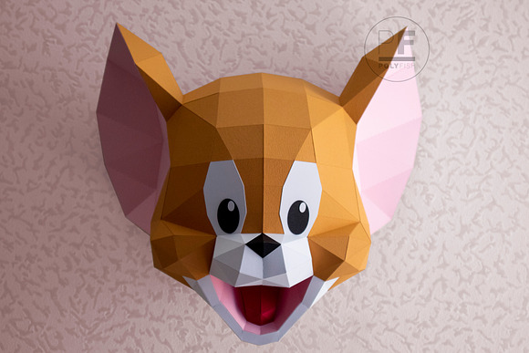 DIY Tom and Jerry 3D model template in Templates - product preview 3