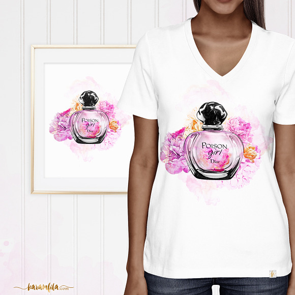 Monday Coffee Fashion Clipart in Illustrations - product preview 7