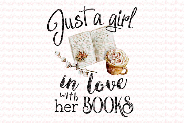 Just a girl in love with her books