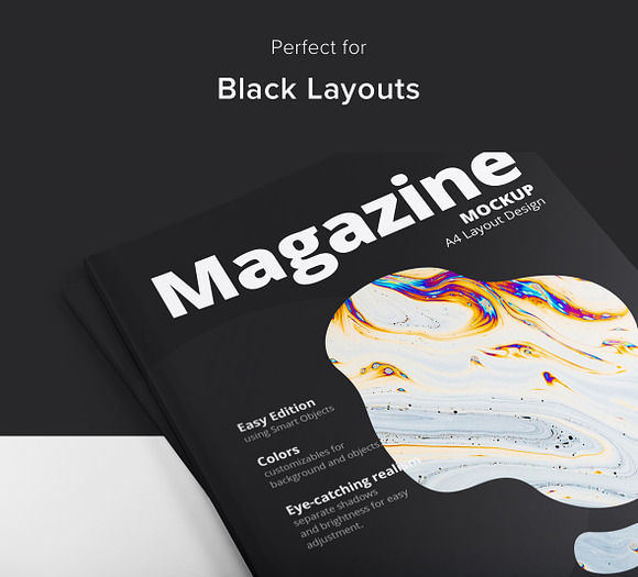 A4 Magazine Mockup 02 in Print Mockups - product preview 4
