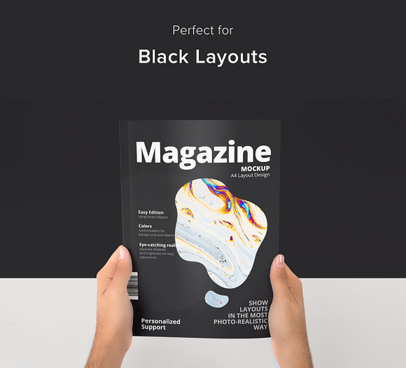 A4 Magazine Mockup 07 in Print Mockups - product preview 4
