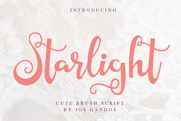 Starlight Script Style in Script Fonts - product preview 11