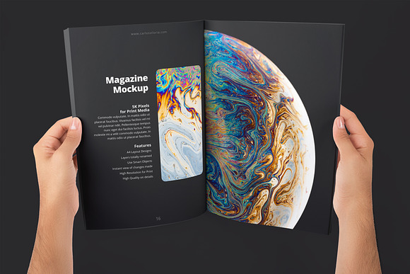 A4 Magazine Mockup Pack in Print Mockups - product preview 11