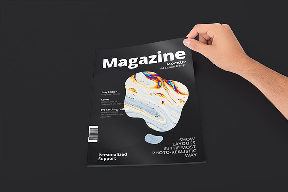 A4 Magazine Mockup Pack in Print Mockups - product preview 12