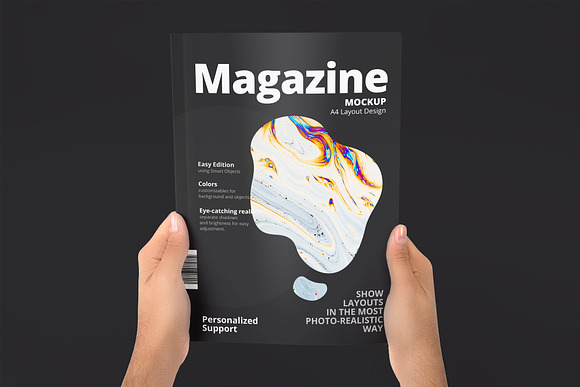 A4 Magazine Mockup Pack in Print Mockups - product preview 13