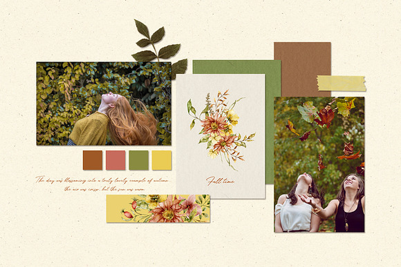 Fall time - watercolor collection in Illustrations - product preview 7