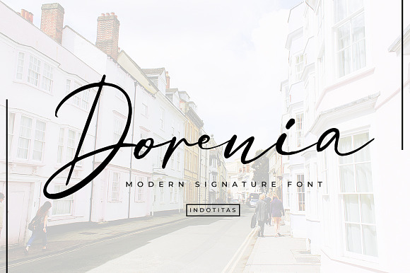 Dorenia Signature Font in Script Fonts - product preview 5