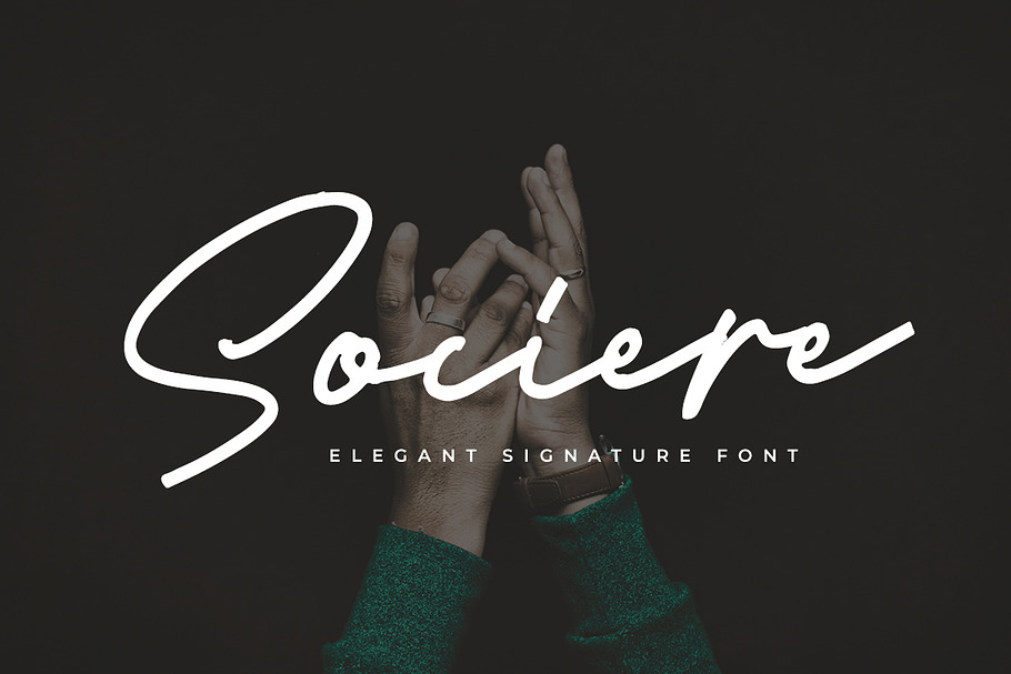 Sociere - Elegant Signature Font in Script Fonts - product preview 8