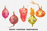 Vegetables - cartoon character