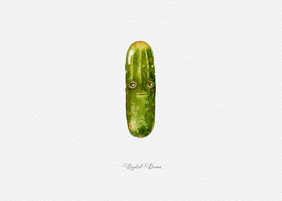 Vegetables - cartoon character in Illustrations - product preview 3