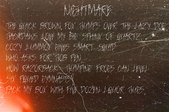 NIGHTMARE | HORROR & HELLOWEEN in Blackletter Fonts - product preview 5
