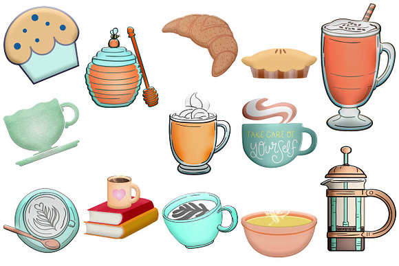 Hygge Time (Winter & Autumn) ClipArt in Illustrations - product preview 4