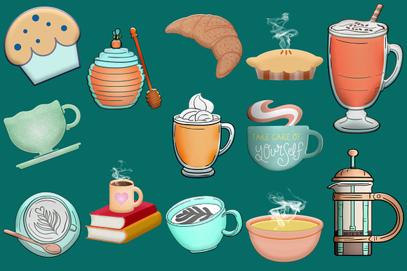 Hygge Time (Winter & Autumn) ClipArt in Illustrations - product preview 5