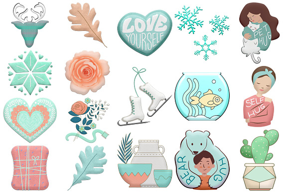 Hygge Time (Winter & Autumn) ClipArt in Illustrations - product preview 8