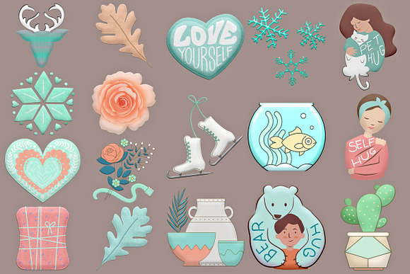 Hygge Time (Winter & Autumn) ClipArt in Illustrations - product preview 9