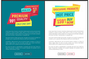 Hot Price Super Sale Poster Vector