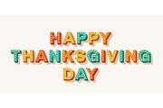 Thanksgiving card or banner