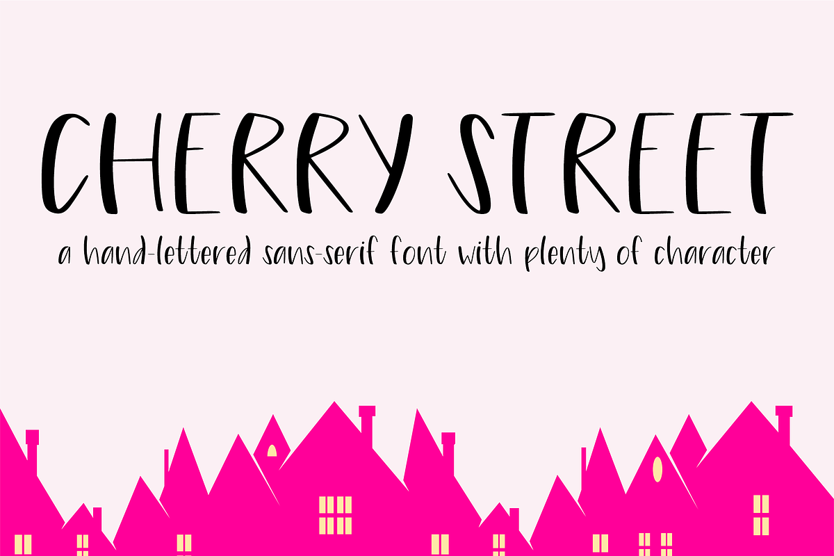Cherry Street in Sans-Serif Fonts - product preview 8