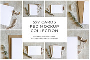 5x7 Neutral Card Mockup Pack