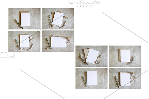 5x7 Neutral Card Mockup Pack in Print Mockups - product preview 3