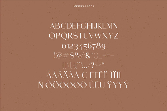 Equinox Stylish Font duo & logo set in Slab Serif Fonts - product preview 3