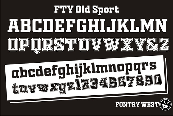 FTY Oldsport in Slab Serif Fonts - product preview 4