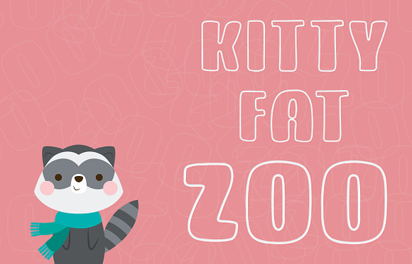 Kitty Fat - Outline in Outline Fonts - product preview 2