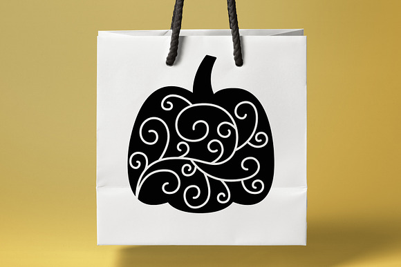 Halloween Lettering, Tags, Pumpkins in Objects - product preview 5