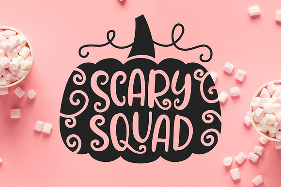 Halloween Lettering, Tags, Pumpkins in Objects - product preview 7