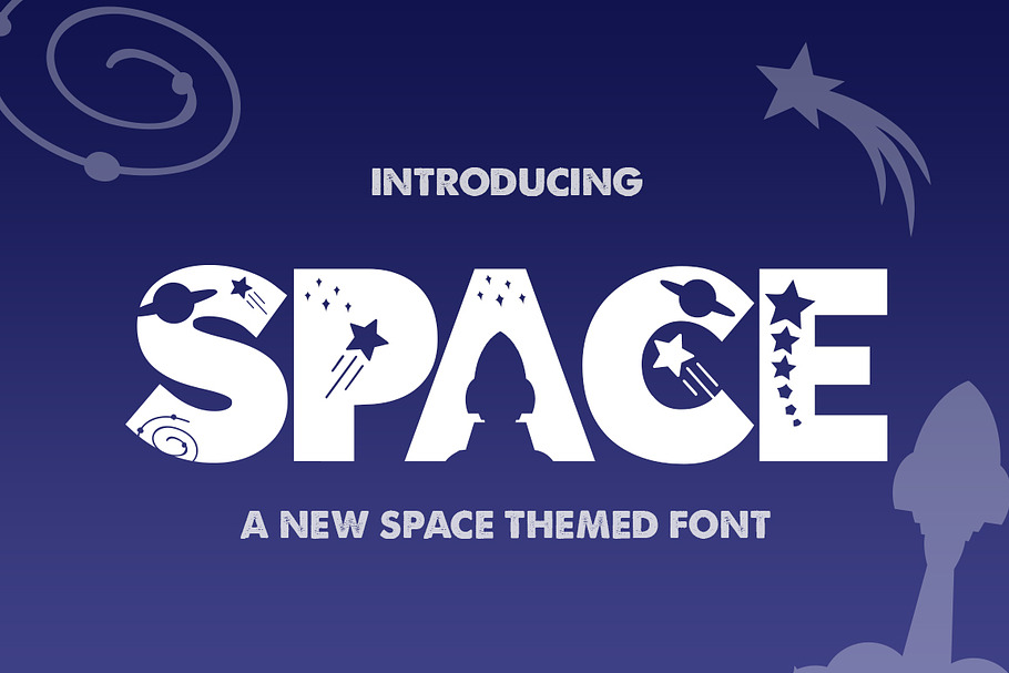 The Space Font in Display Fonts - product preview 8