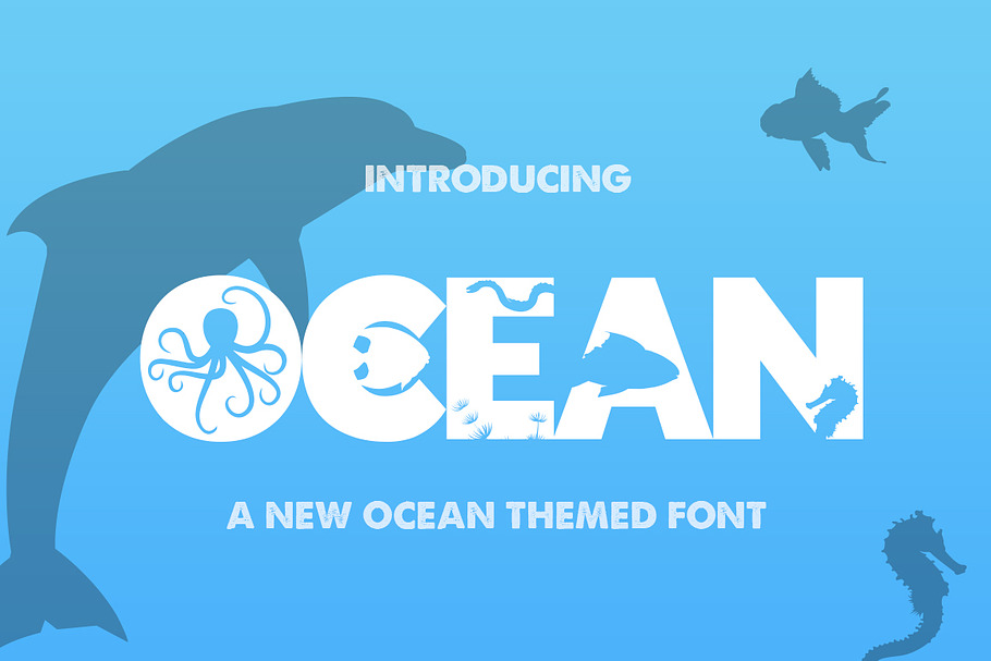 The Ocean Font in Display Fonts - product preview 8