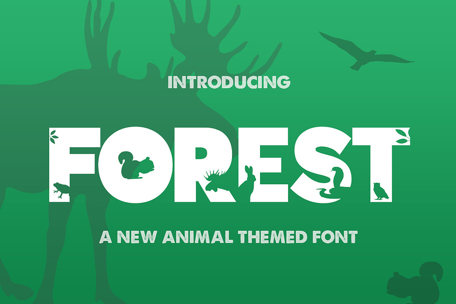 The Forest Font in Display Fonts - product preview 8