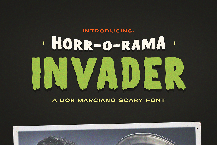 Invader Scary Font in Scary Fonts - product preview 8