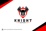 Knight Shield Logo Template