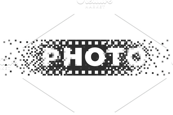 Photo logo analogue digital and film