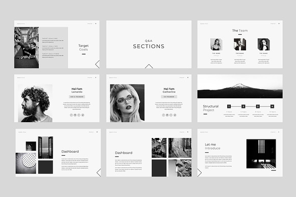 SKRIPXY Clean Presentation Template in PowerPoint Templates - product preview 2