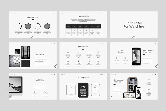 SKRIPXY Clean Presentation Template in PowerPoint Templates - product preview 4