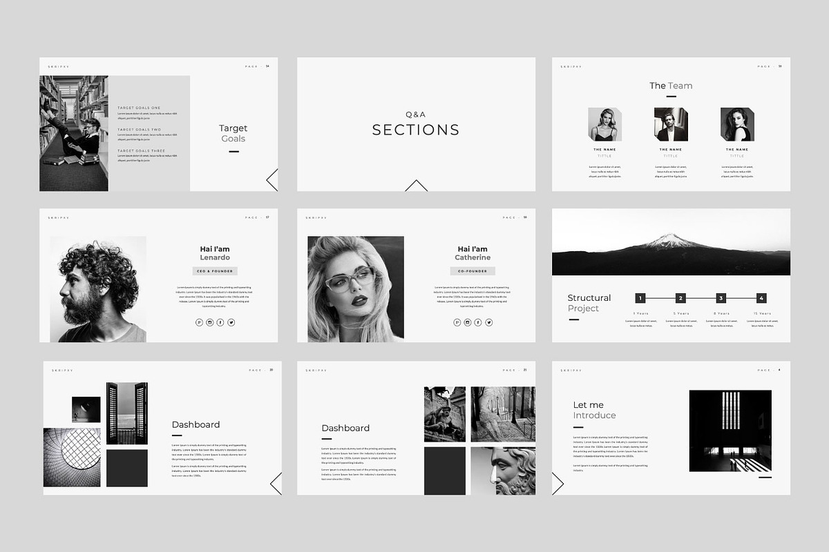 SKRIPXY Clean Keynote Template in Keynote Templates - product preview 8