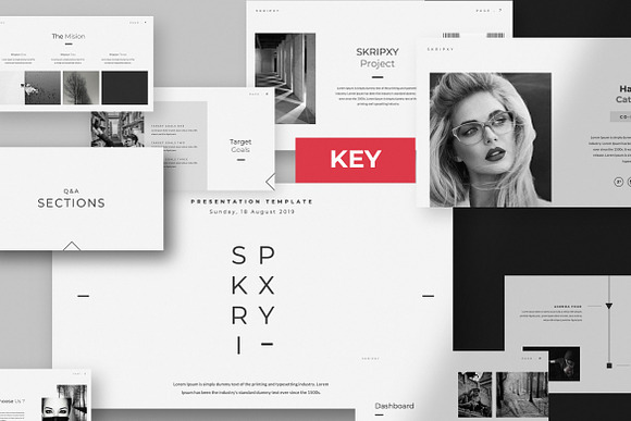 SKRIPXY Clean Keynote Template in Keynote Templates - product preview 4