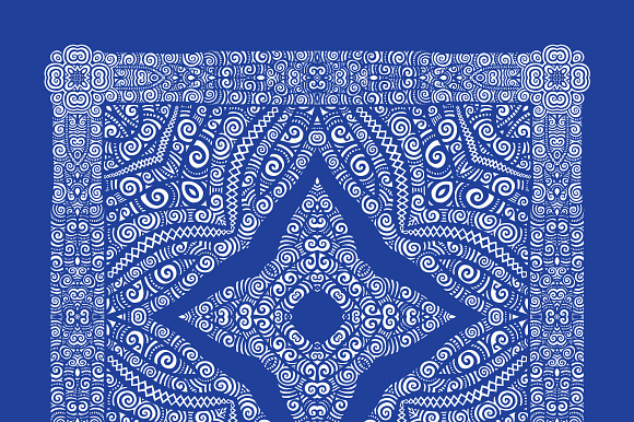 4 Colors vector Bandana scarf set in Patterns - product preview 2