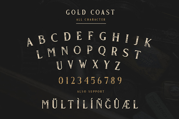 Gold Coast - Vintage Serif + Extras in Serif Fonts - product preview 8