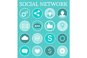 Social Network Networking Vector