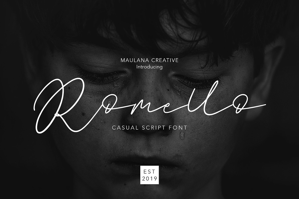 Romello Brush Signature Font in Script Fonts - product preview 8