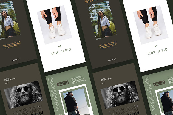 Hype Fashion Instagram Templates in Instagram Templates - product preview 5