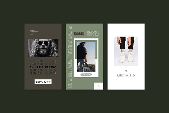 Hype Fashion Instagram Templates in Instagram Templates - product preview 10