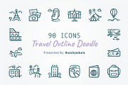Travel Outline Doodle