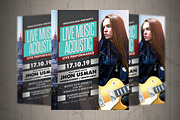 Acoustic Live Flyer / Poster