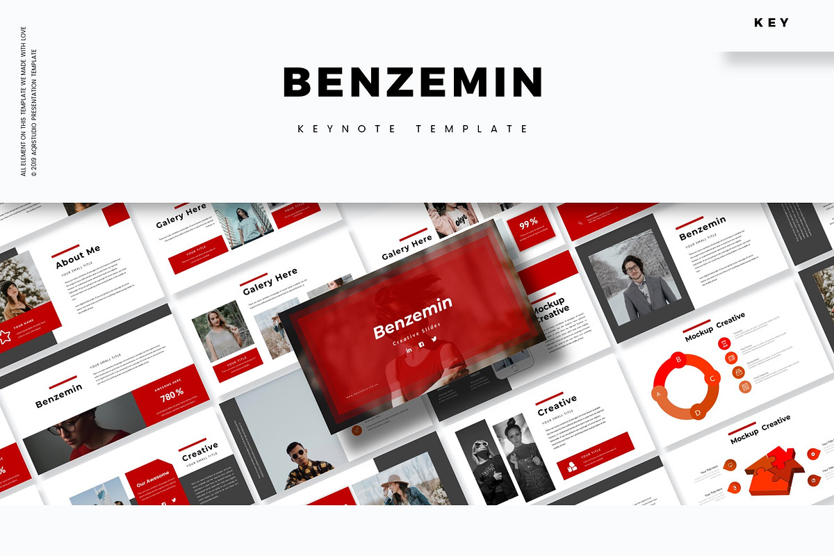 Benzemin - Keynote Template in Keynote Templates - product preview 8