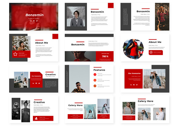 Benzemin - Keynote Template in Keynote Templates - product preview 1
