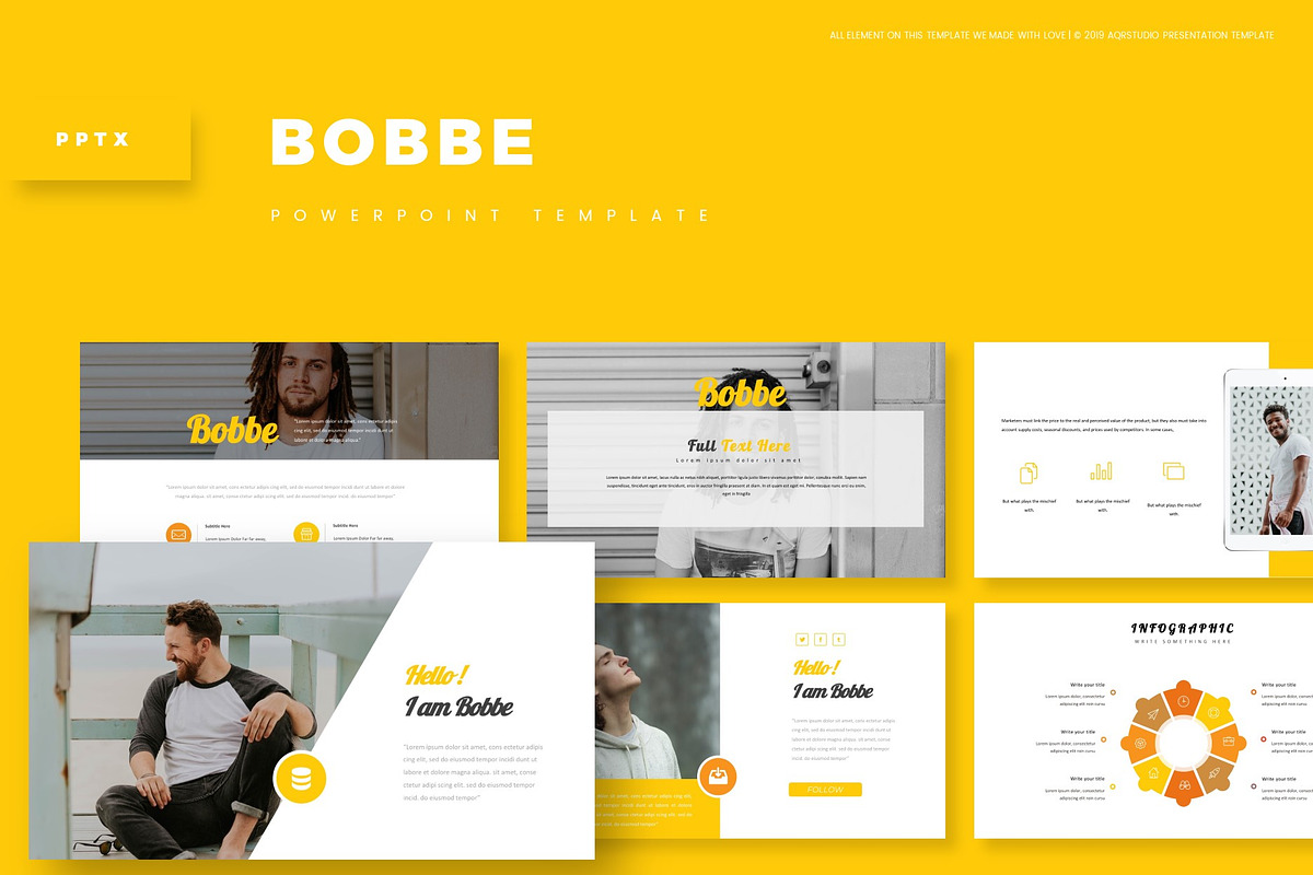 Bobbe - Powerpoint Template in PowerPoint Templates - product preview 8